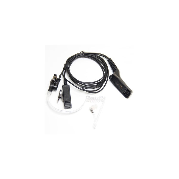 Acoustic Tube Earpiece Headset Mic for Motorola XPR6500 XPR6550 XPR6580 APX7000 APX6000 Radio Security Door Supervisor