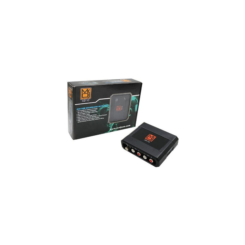 Mr. Dj AD-IO 4 Channel USB SoundCard with ASIO
