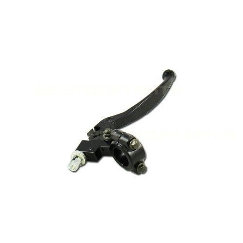 7/8" BLACK ALUMINUM CLUTCH LEVER PERCH Honda XR CRF 50 70 110 125 or Similar Pit Dirt Bikes