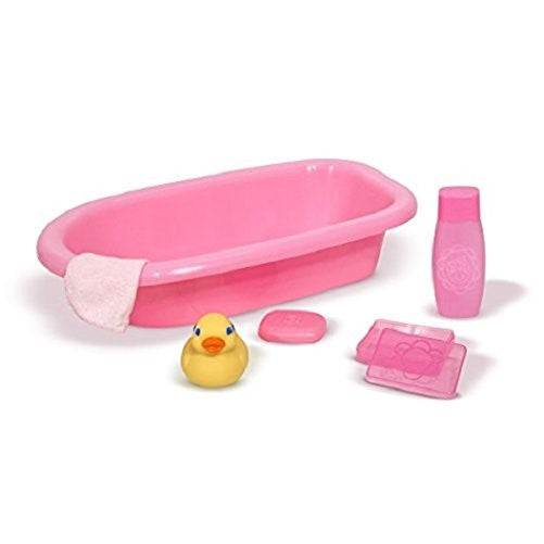 Melissa & Doug Mine to Love Baby Doll Bathtub and Accessories Set (6 pcs)