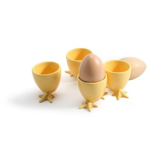 Bia Cordon Bleu Egg Cup Set Chicken Feet Yellow