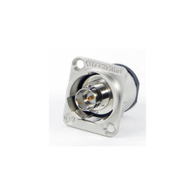 Switchcraft EHBNC2 75 Ohm BNC Female to Female Feedthru Panel Mount, Nickel Finish