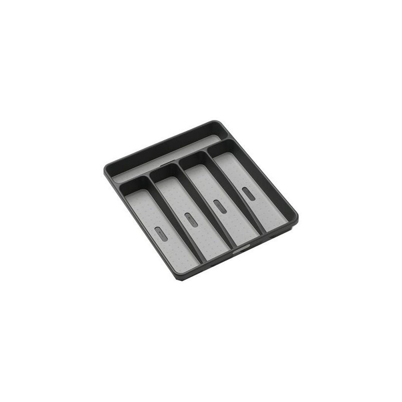 madesmart Classic Small Silverware Tray, Granite