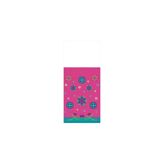 American Greetings Frozen Plastic Table Cover, 54 x 96, Party Supplies