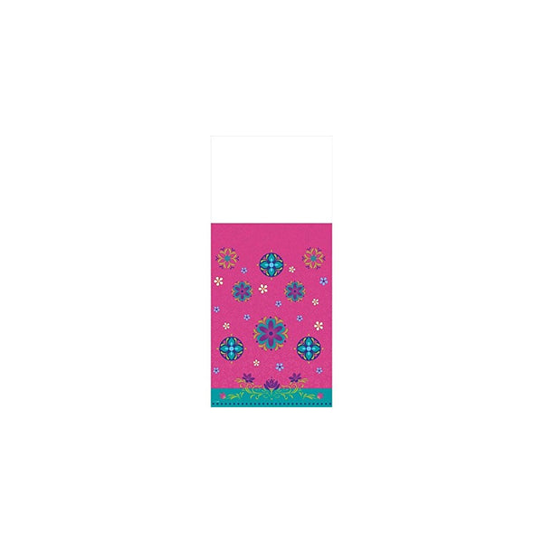 American Greetings Frozen Plastic Table Cover, 54 x 96, Party Supplies