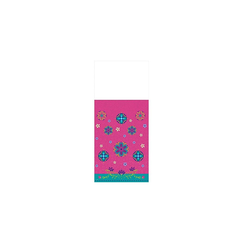 American Greetings Frozen Plastic Table Cover, 54 x 96, Party Supplies