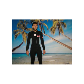 Men's 5mm Full Length Wetsuit, Size Small #8805b w/FREE SHIPPING