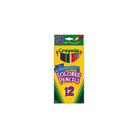 Crayola 68-4012 Colored Pencils, 12-Count, Case of 48, Assorted Colors