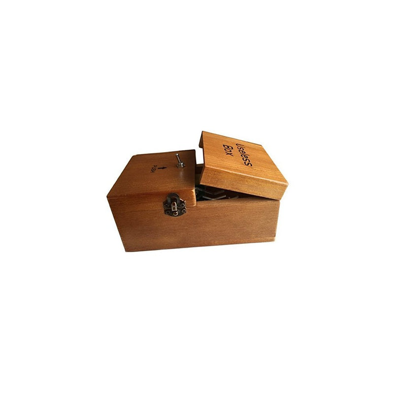 Useless Box Turns Itself Off Storage Box