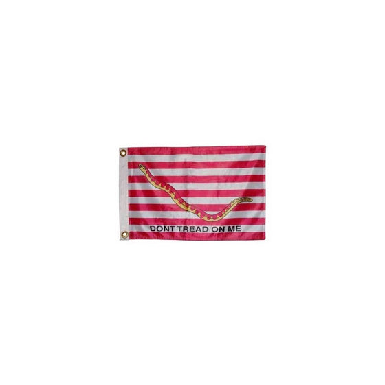 Double Sided Nylon 12X18 First Navy Jack Tea Party Boat Car Motorcycle Bike Flag