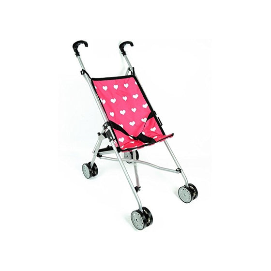 Hearts My First Doll Stroller for Kids - Super Cute Doll Stroller for Girls - Doll Stroller Folds for Storage - Great Gift for Toddlers