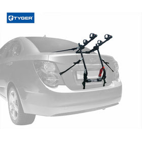 Tyger Auto TG-RK2B202B Deluxe Black 2-Bike Trunk Mount Bicycle Carrier Rack. (Fits most Sedans/Hatchbacks/Minivans and SUVs.)