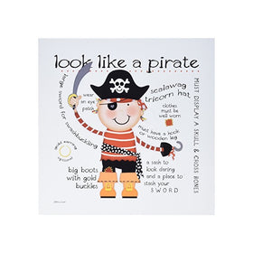 Stupell Home Décor Look Like a Pirate Wall Plaque Art, 12 x 0.5 x 12, Proudly Made in USA