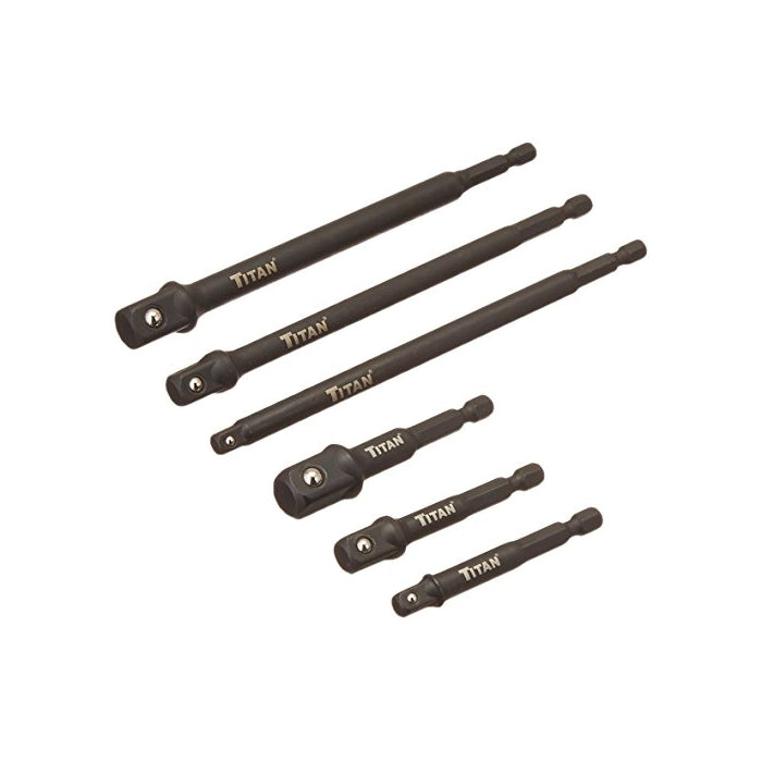 Titan TIT12087 Socket Adapter Set, 6 Piece