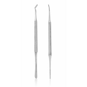 Ingrown Toenail File and Lifter Set. Premium Grade Stainless Steel.