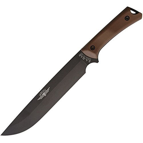 KA-BAR Jarosz Choppa Knife, Black/Brown