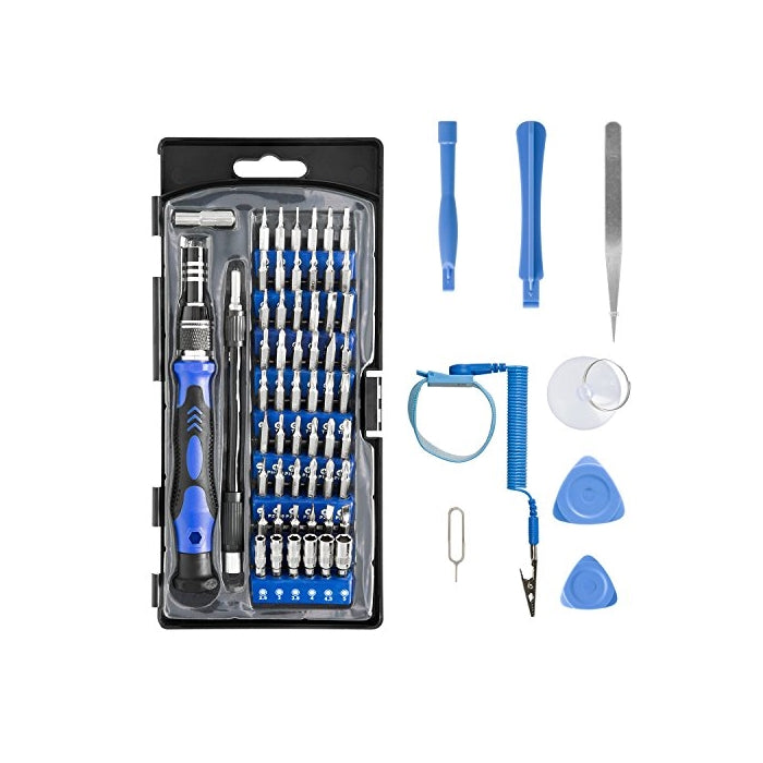 Precision Screwdriver Set TyhoTech 65 in 1 Magnetic Screwdriver Set Repair Tools Kit with 54 Bits Driver Kit for iPhone iPad Laptop Smartphones MacBook PC Watches Xbox Glasses Cameras