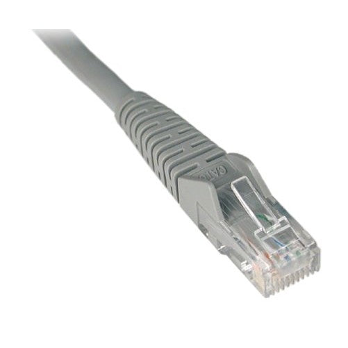 Tripp Lite Cat6 Gigabit Snagless Molded Patch Cable (RJ45 M/M) - Gray, 25-ft.(N201-025-GY)