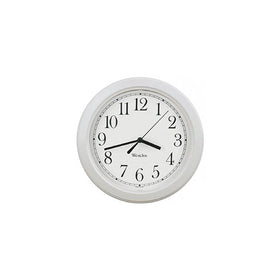 Westclox Simplicity Wall Clock, White