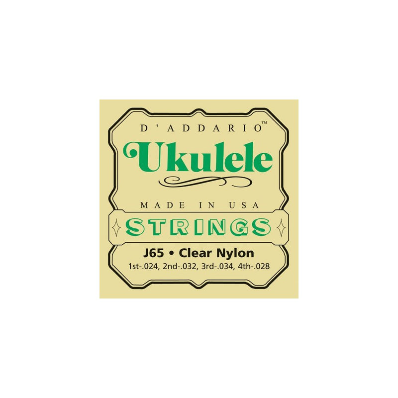 D'Addario J65 Ukulele Strings, Soprano
