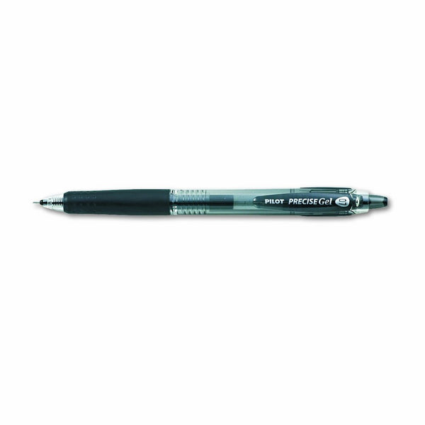 Pilot BeGreen Precise Gel Retractable Rolling Ball Pens, Fine Point, Black Ink, Dozen Box (15001)