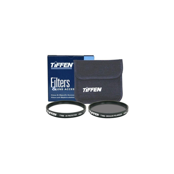 Tiffen 77mm Photo Twin Pack Polarizer And UV Protective Filter