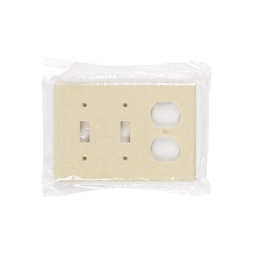 3g 2toggle/Duplex Recpt Plate