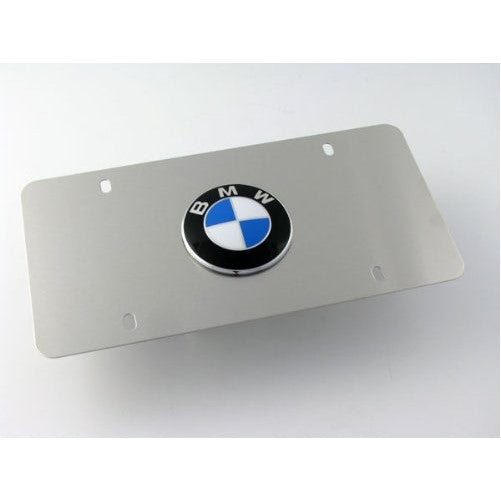 BMW License Plate satin Frame - Marque BMW Logo