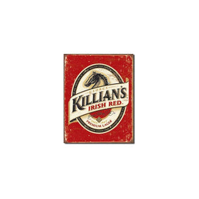 Killian's Beer Logo Distressed Retro Vintage Tin Sign