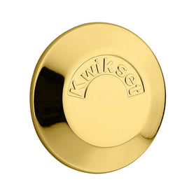 Kwikset 667 Single-Sided Deadbolt w/Exterior Plate in Polished Brass