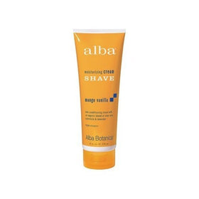 Alba Botanica - Mango Vanilla Cream Shave, 8 oz cream (Pack of 3)