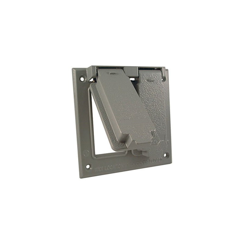 Hubbell-Bell 5145-0 2-Gang Two Gfci Box Mount Weatherproof Cover