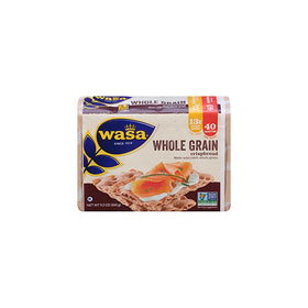 Wasa Whole Grain Crispbread, 9.2 Ounce (Pack of 12)