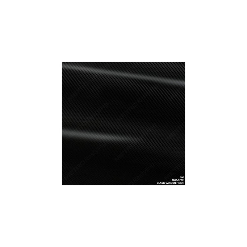 3M 1080 CF12 BLACK CARBON FIBER 60"x24" Vinyl Flex Wrap