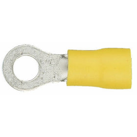 Install Bay Vinyl Terminal Ring Connector 12/10 Gauge #10 Yellow 100 Pack - YVRT10