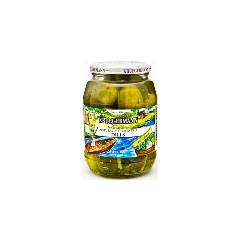 Kruegermann Naturally Fermented Dill Pickles in Cloudy Brine 32 fl oz