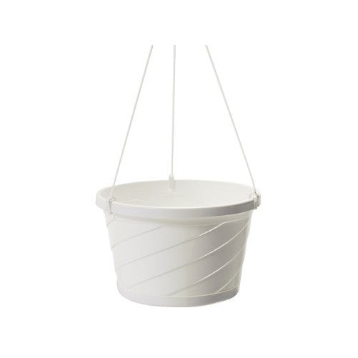 Akro Mils HSI10008A10 10" White Euro Hanging Basket