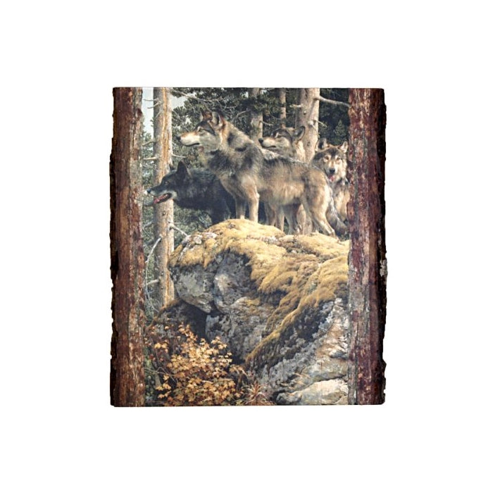 Walnut Hollow InGrained Art with Bark Edge, Lookout Tower by Wolves