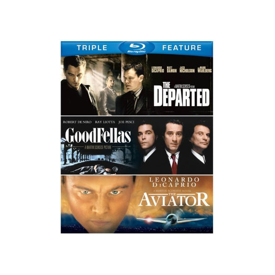 Martin Scorsese Triple Feature (Goodfellas / The Aviator / The Departed) [Blu-ray]