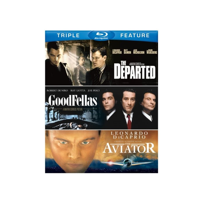 Martin Scorsese Triple Feature (Goodfellas / The Aviator / The Departed) [Blu-ray]