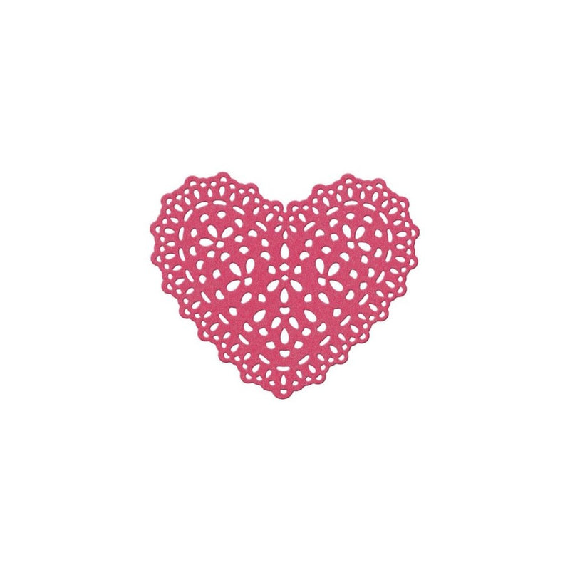 We R Memory Keepers Doily Heart 4-Inch by 4-Inch Die