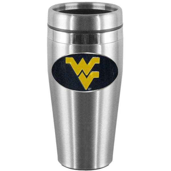 NCAA West Virginia Mountaineers Steel Travel Mug