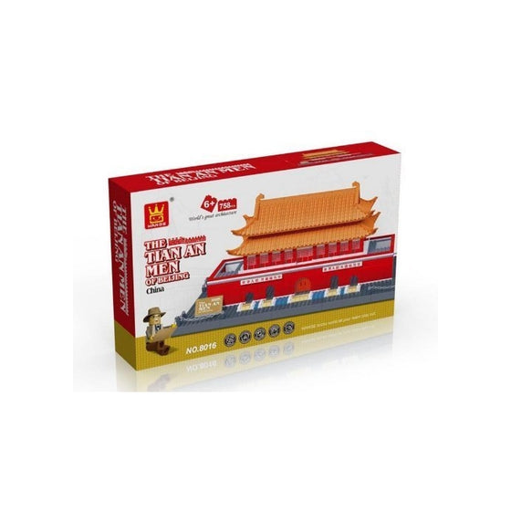 The Tian An Men of Beijing China BUILDING BLOCKS 758 pcs set in HUGE GIFT box !! compatible ! World's great architecture series