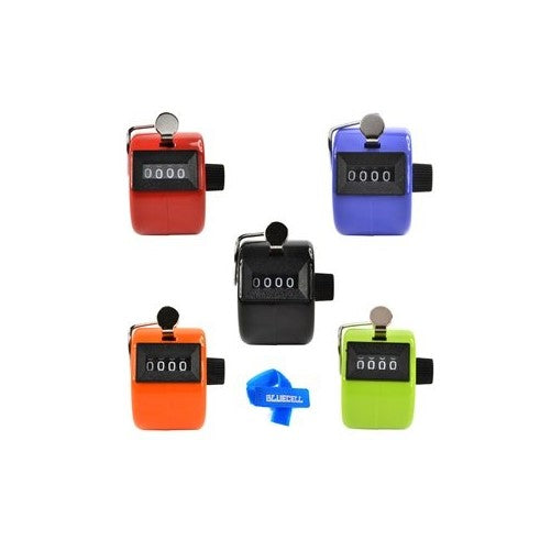 Bluecell Colorful Handheld Tally Counter 4 Digit Display for Lap/Sport/Coach/School/Event