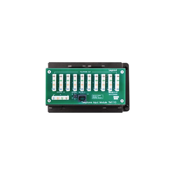 ON-Q Telecom - Modules 4x10 Telecom Module 110 Punch down Connections with RJ31X (TM1110)