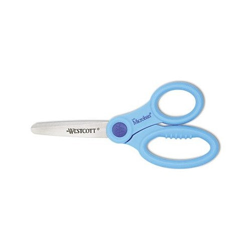 Westcott Kids Scissors With Microban Protection, Assorted Colors, 5" Blunt