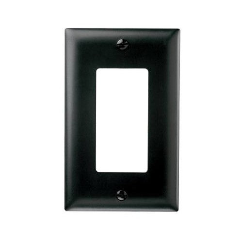 1G BLK Decor Wall Plate