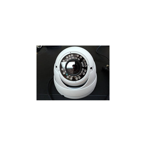 HD-CVI 1MP CMOS 720p HD Indoor/Outdoor IP66-rated 36 IR LED,Varifocal 2.8-12mm lens, BNC 12V Dome/Eyeball Hi-Definition Security Camera (white)