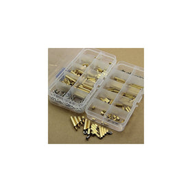 240Pcs M2 M3 Brass Spacer Standoff Screw Nut Assortment Kit