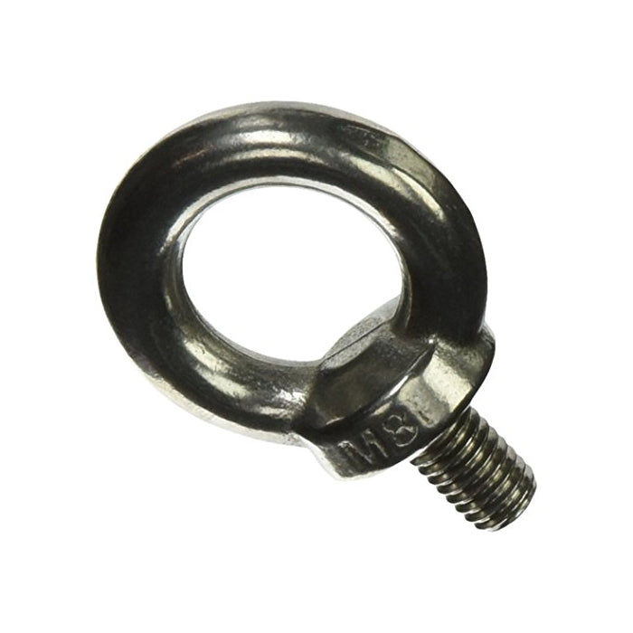 Uxcell Stainless Steel Wire Rope Eye Bolt with 8mm Thread, Silver Tone, 8 Piece